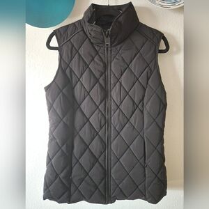 Calvin Klein Women's Quilted Black Vest Small